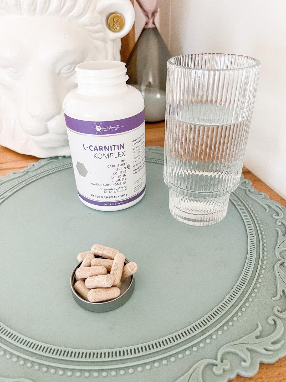 L-Carnitin Komplex hochdosiert aus Carnipure - mit Grüntee, Koffein und Piperin von Medical Beauty Cosmetics