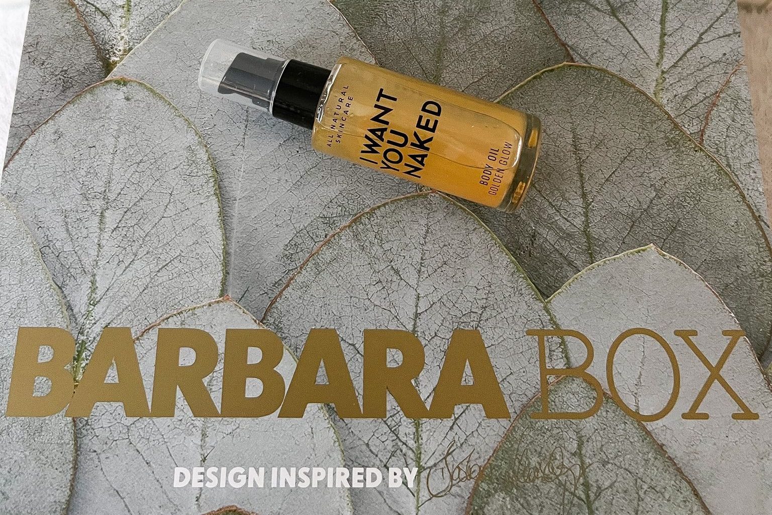 Golden Glow Body Oil von I WANT YOU NAKED – Körperöl mit Schimmer aus der Barbara Box