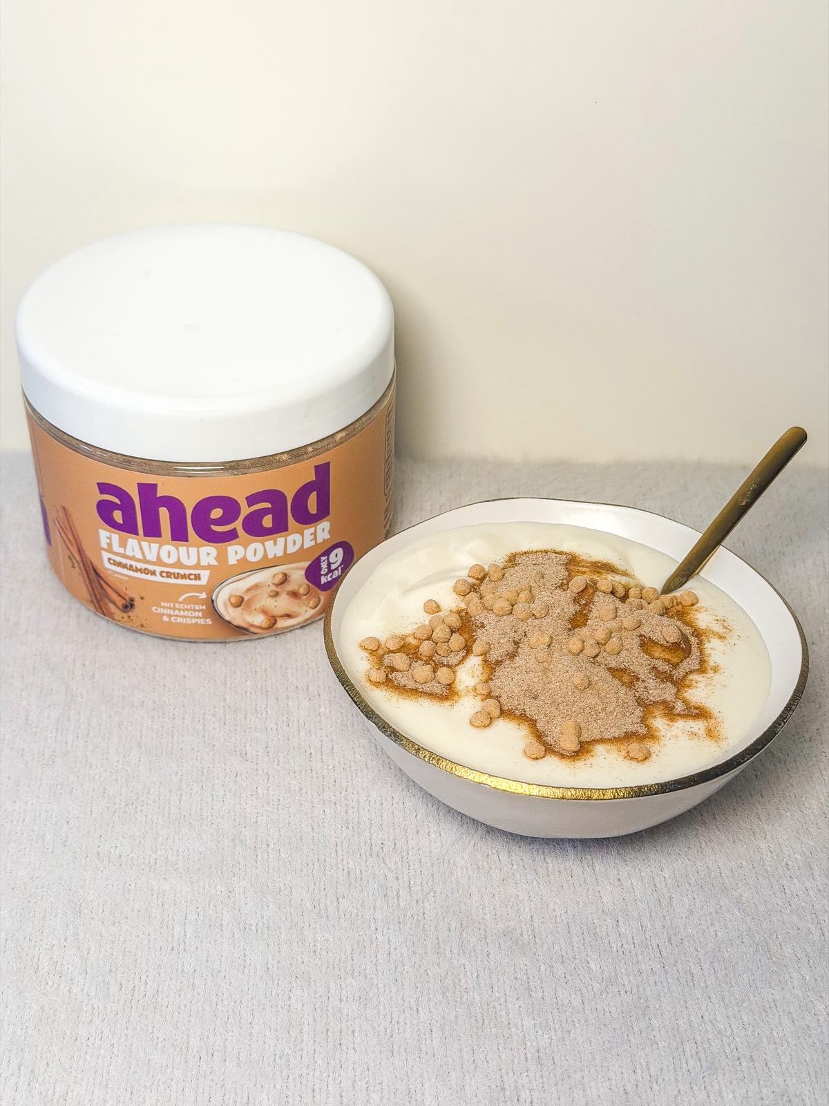 ahead-nutrition-cinnamon-crunch-flavour-powder Cinnamon Crunch Flavour Powder von ahead nutrition mit wenig Kalorien
