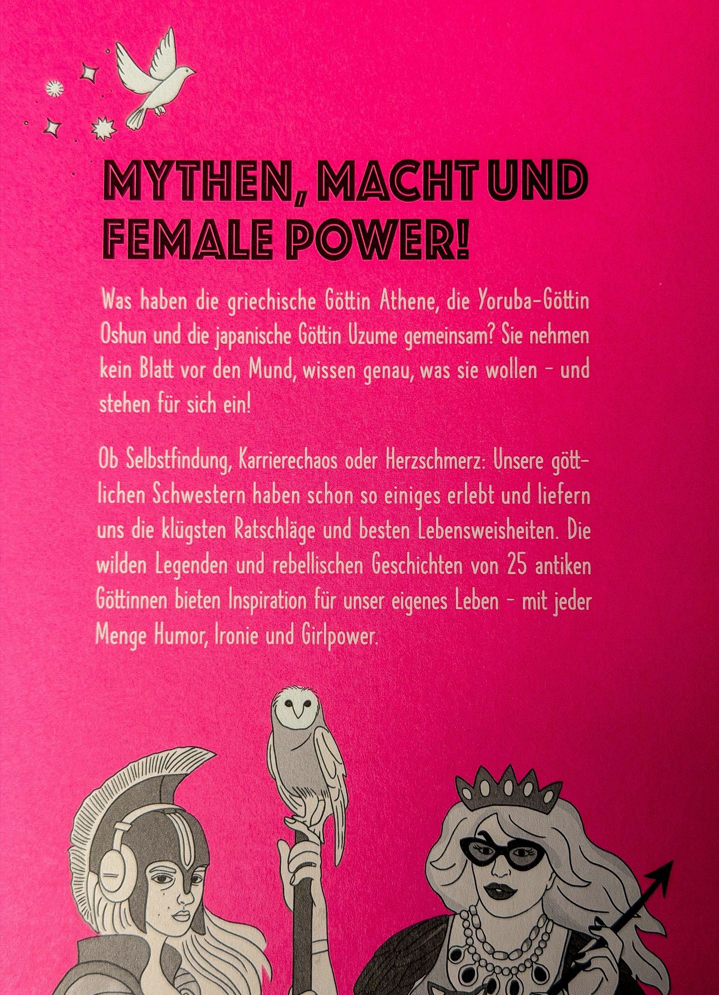You Goddess Buch – Rückseite Rückseite des Buches You Goddess mit Klappentext und Buchbeschreibung