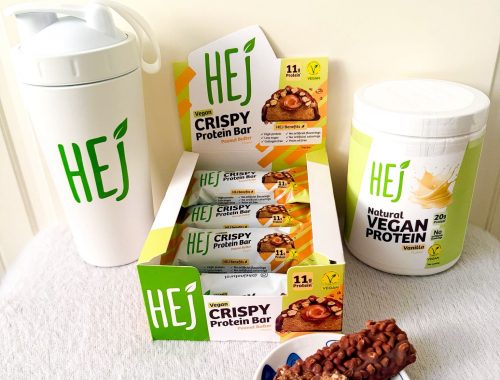Hej Natural Rabattcode LABELLOVE für vegane Proteinriegel und Proteinpulver