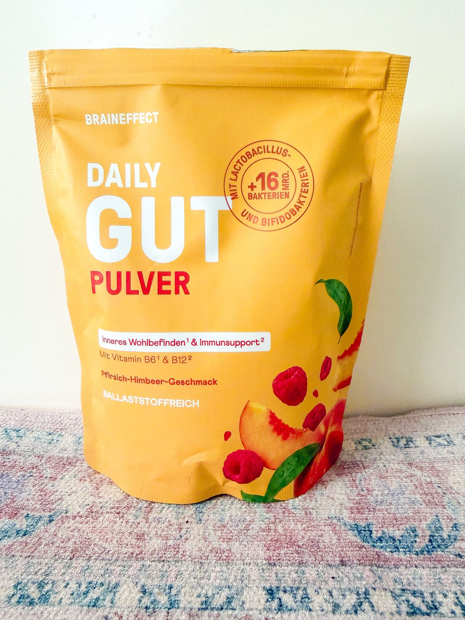 DAILY GUT Pfirsich-Himbeere von BRAINEFFECT BRAINEFFECT DAILY GUT Pfirsich-Himbeere Limited Edition