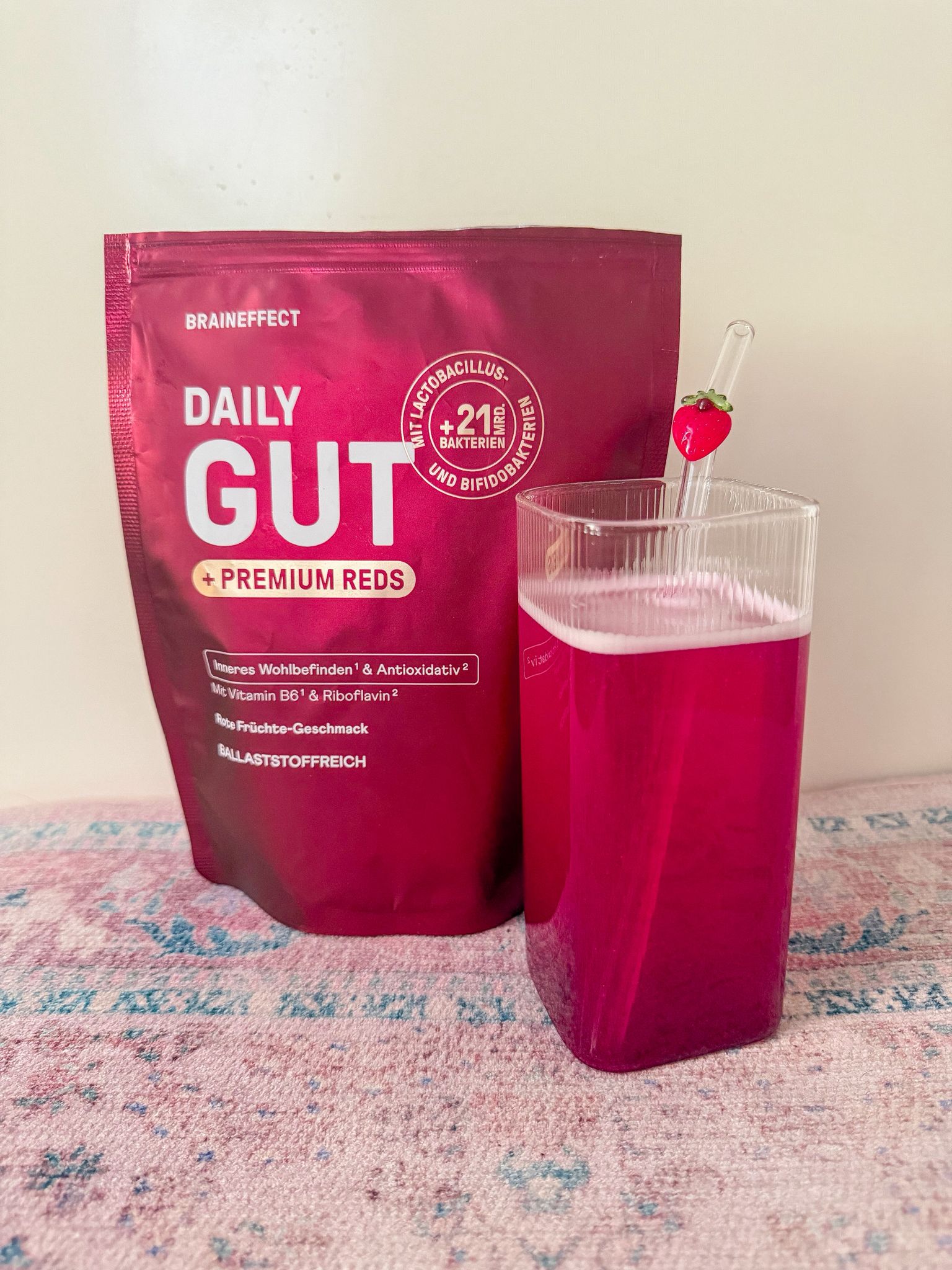 BRAINEFFECT DAILY GUT Premium Reds DAILY GUT Premium Reds von BRAINEFFECT mit Beeren und Bakterienkulturen
