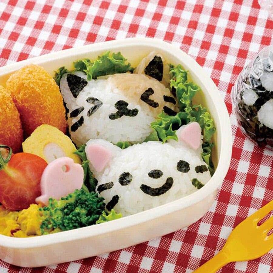japanische-reis-katzen-bento Japanische Reis-Katzen als kreatives Kawaii-Bento